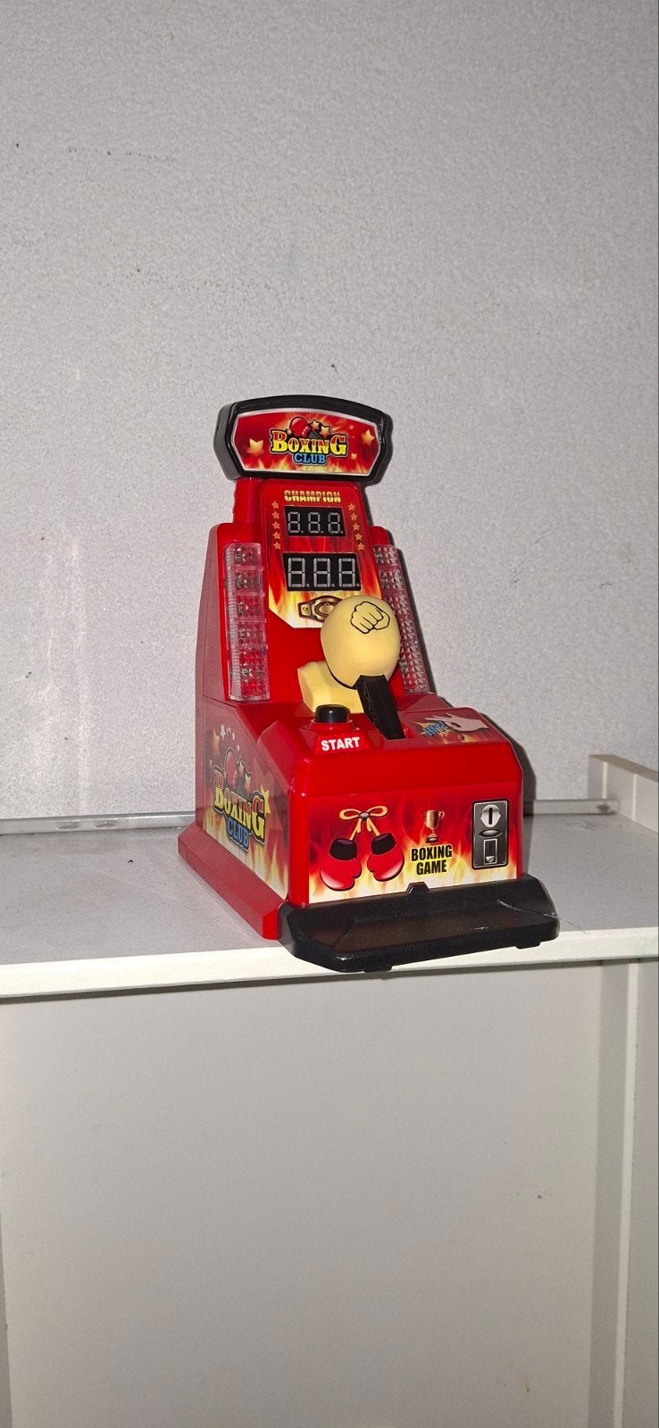 Mini Boksmachine Speelgoed / Desktop Boxing Game (Met Geluid, Ophalen