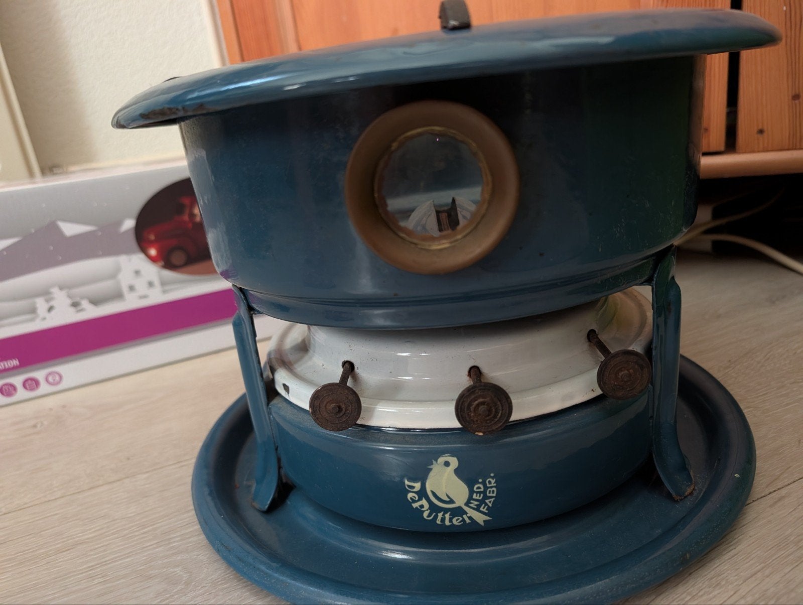 Vintage Petroleum Kachel 'De Putter' - Decoratief, Ophalen