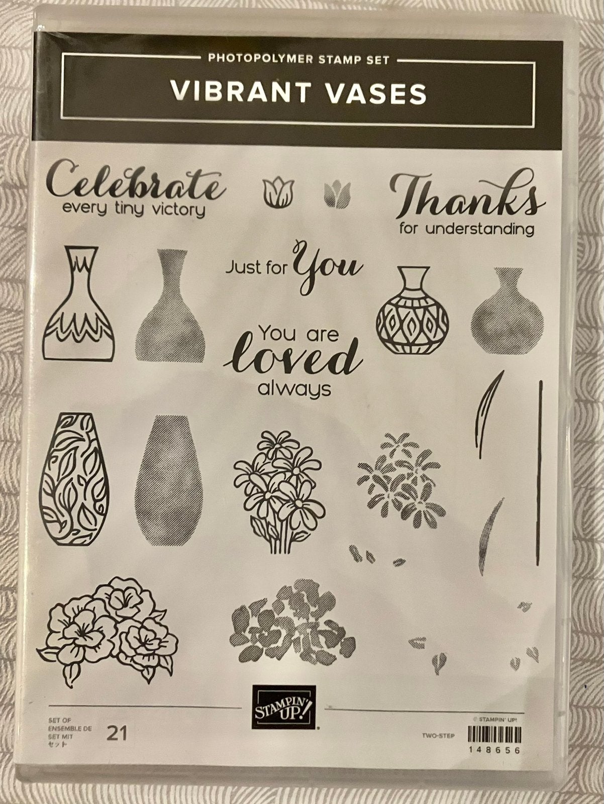 Stempels stampin up nw vinrant vases, Ophalen of Verzenden, Nieuw
