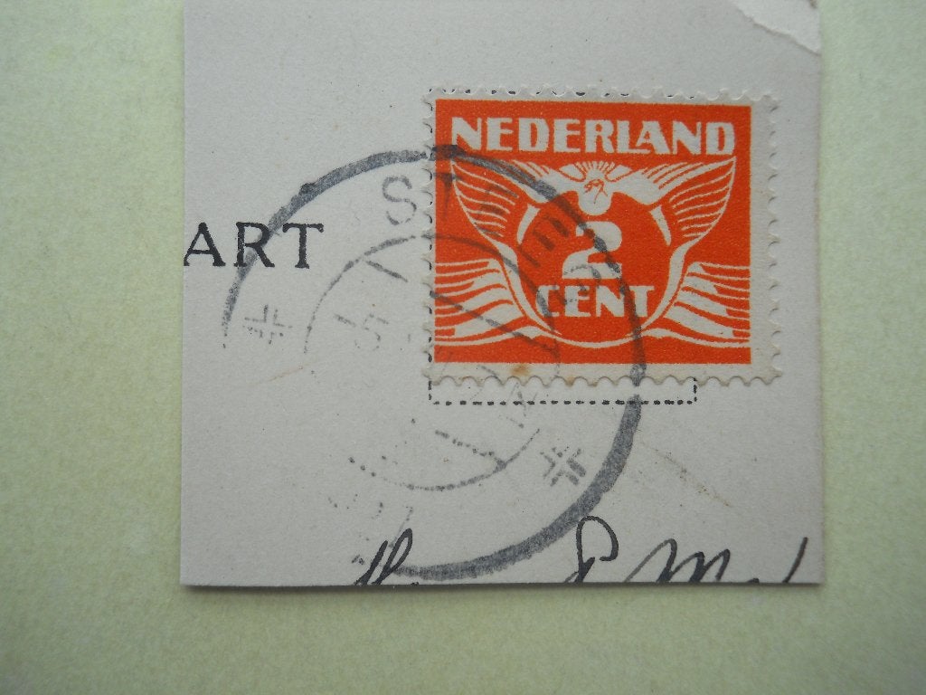 Nederland 1924/25 Vliegende duif Rondstempel (de) Steeg, Postzegels en Munten, Postzegels | Nederland, Ophalen of Verzenden, Gestempeld