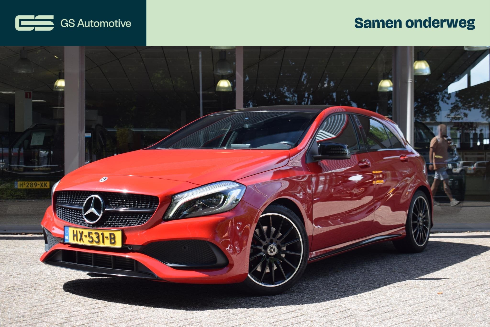 Mercedes-Benz A-klasse 250 Sport Ambition AMG/LED/Stoelverw/, Auto's, Gebruikt, 4 cilinders, Lichtsensor, A-Klasse