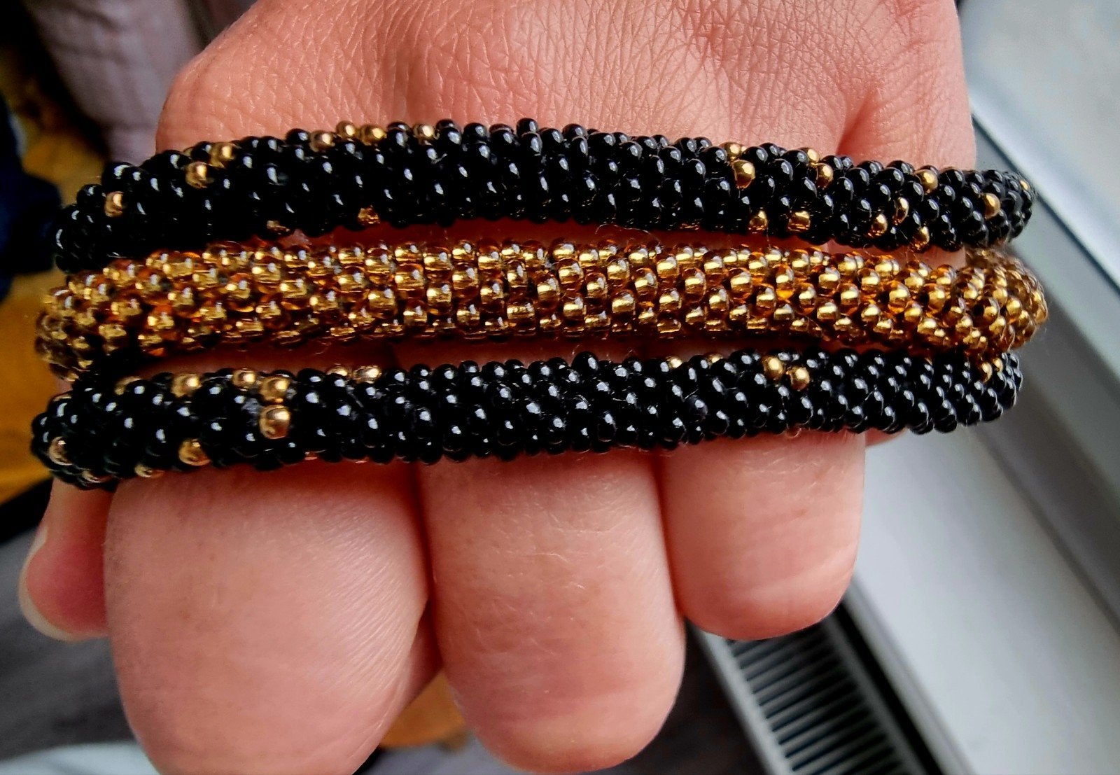 *NIEUW* 3 DELIGE ARMBANDEN SET - INFO ZIE ADVERTENTIE, Verzenden, Nieuw, Overige materialen