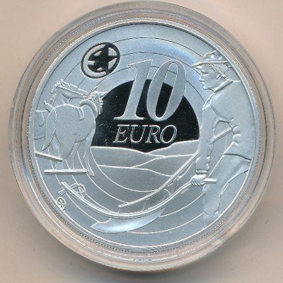 Ierland 10 euro 2009, Banknotes, zilver Proof, Postzegels en Munten, Munten | Europa | Euromunten, Zilver, Ierland, Ophalen of Verzenden