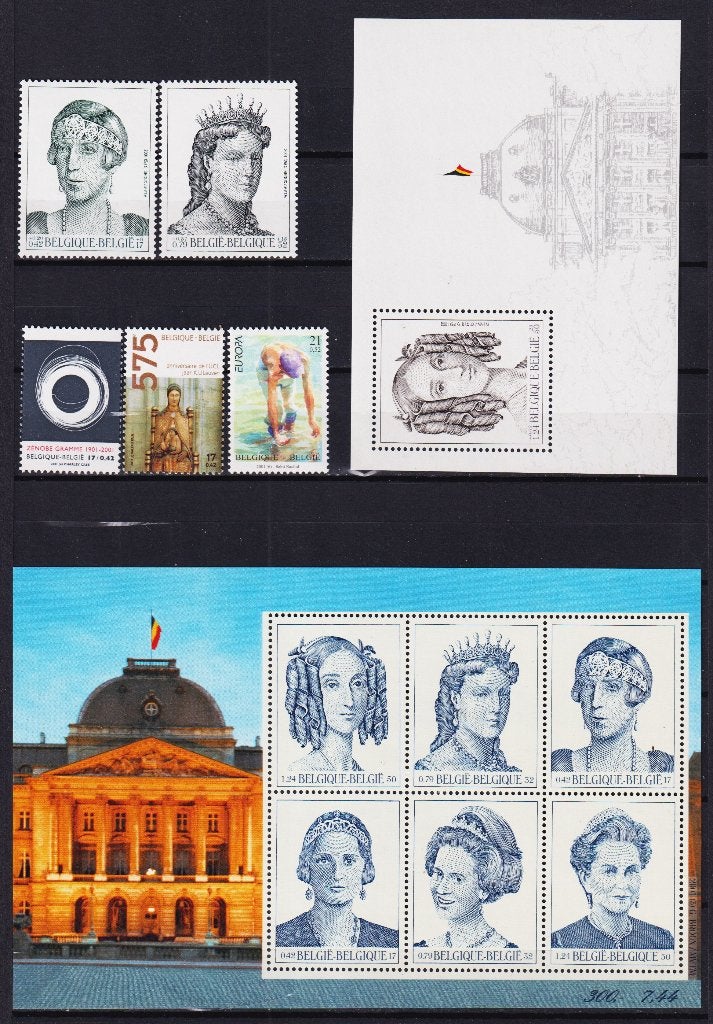 België 2001 **, Ophalen, Postfris, Postfris