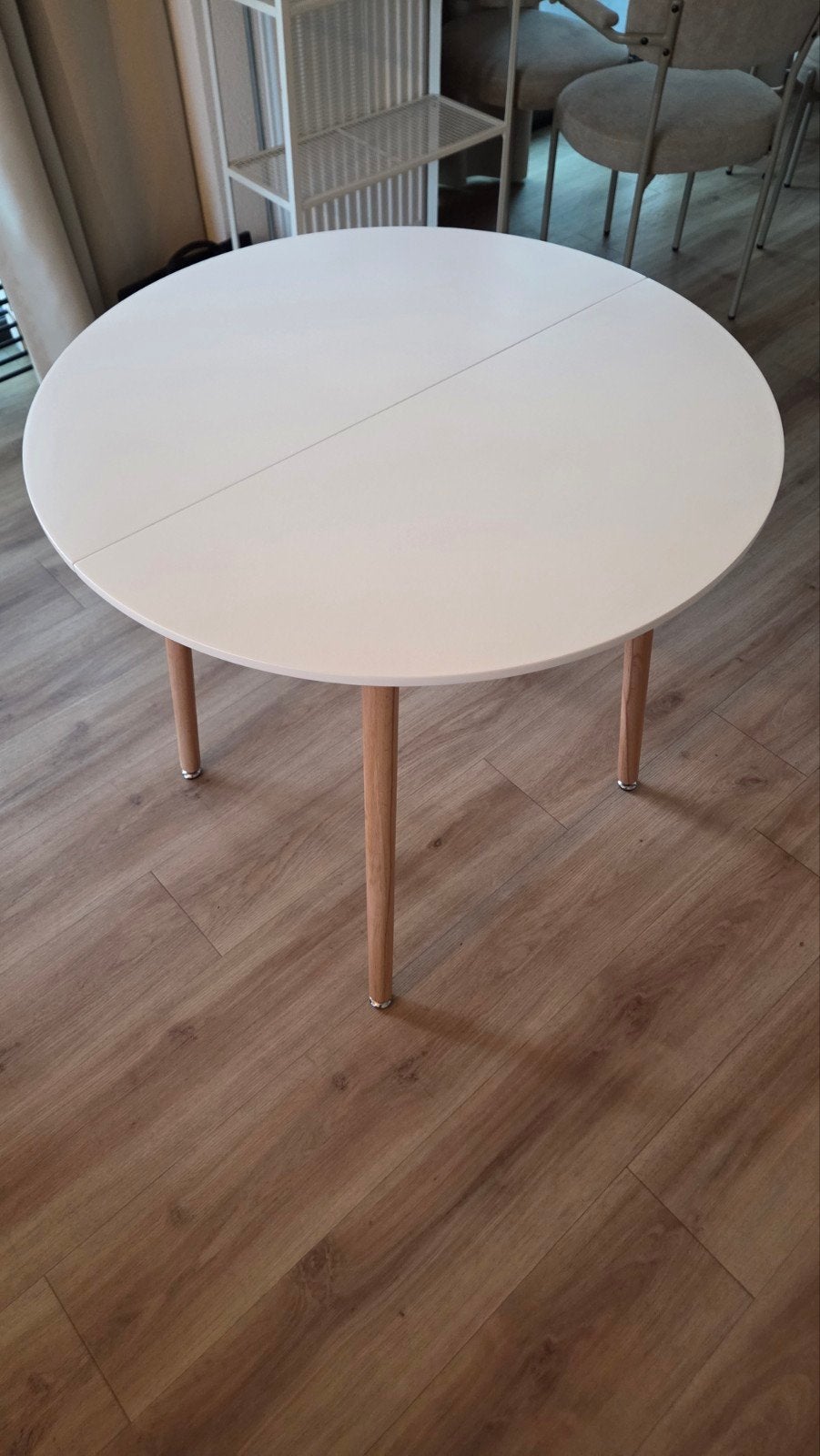 Ronde eettafel 80cm - zo goed als nieuw, Ophalen, 50 tot 100 cm, Rond, 50 tot 100 cm