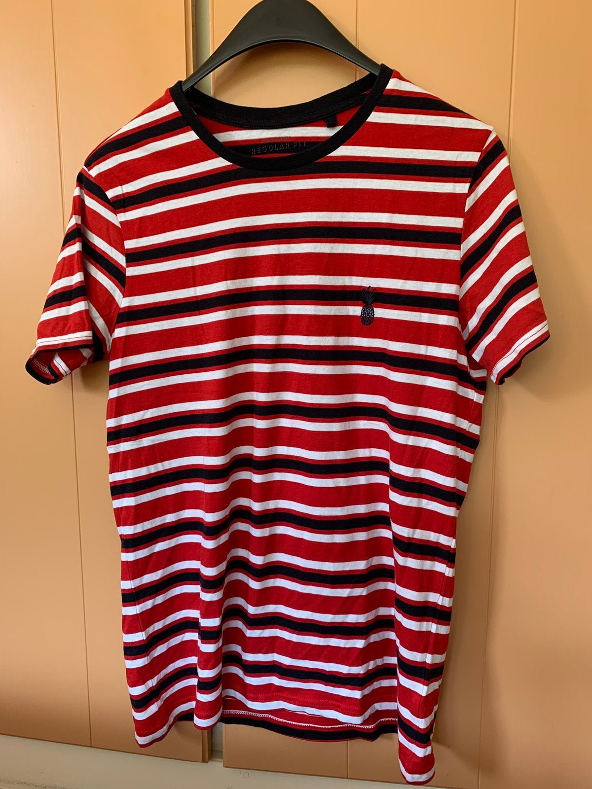 T-shirt gestreept, Verzenden, Zo goed als nieuw, Maat 48/50 (M), Blauw