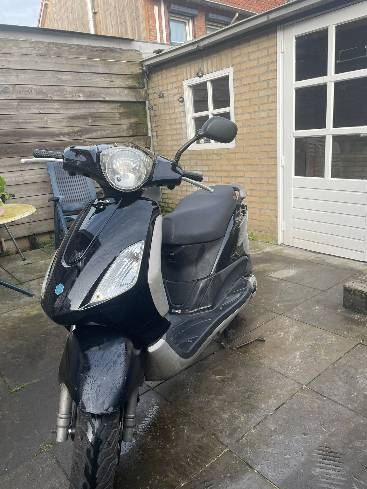Piaggio Fly Scooter 4takt Geel kenteken, Fietsen en Brommers, Ophalen, Zo goed als nieuw, Benzine, Piaggio