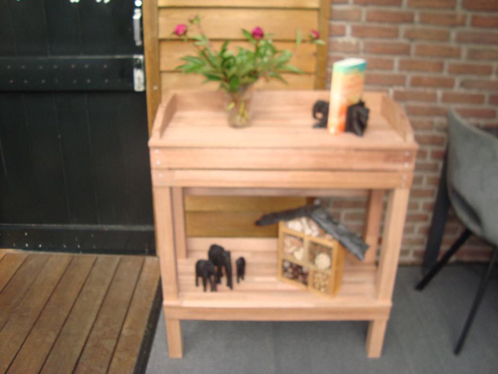 hardhouten oppottafel, Ophalen, Nieuw
