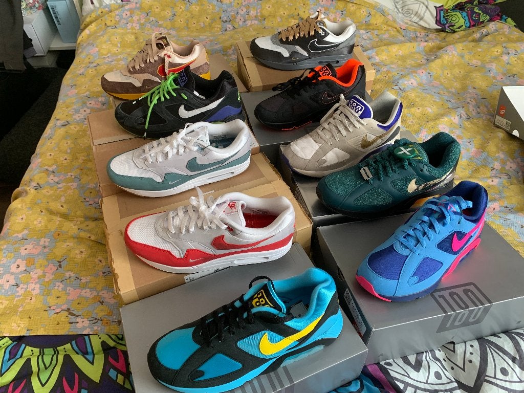 Te Koop Nike Air Max 1 Swoosh Low Poly Collectie Maat 44, Nike air max, Overige kleuren, Nieuw, Ophalen of Verzenden