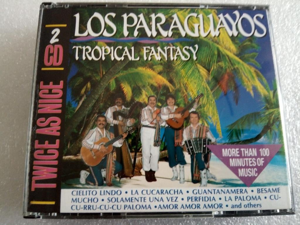 Los Paraquayos 2CD'S Tropical Fantasy of The greatest hits, Ophalen of Verzenden, Zo goed als nieuw