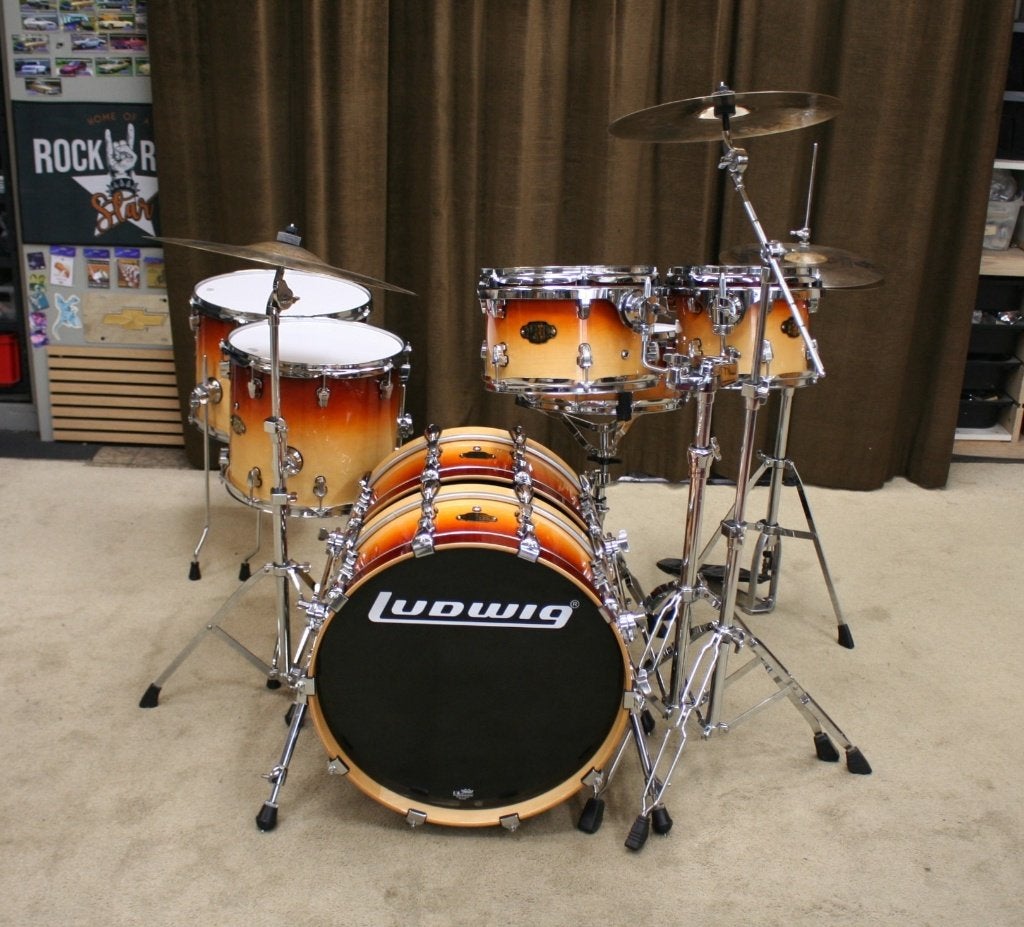 drumstel: ludwig epic modular kit TF  20/20/10/12/14/16/13sn, Muziek en Instrumenten, Drumstellen en Slagwerk, Ophalen, Zo goed als nieuw