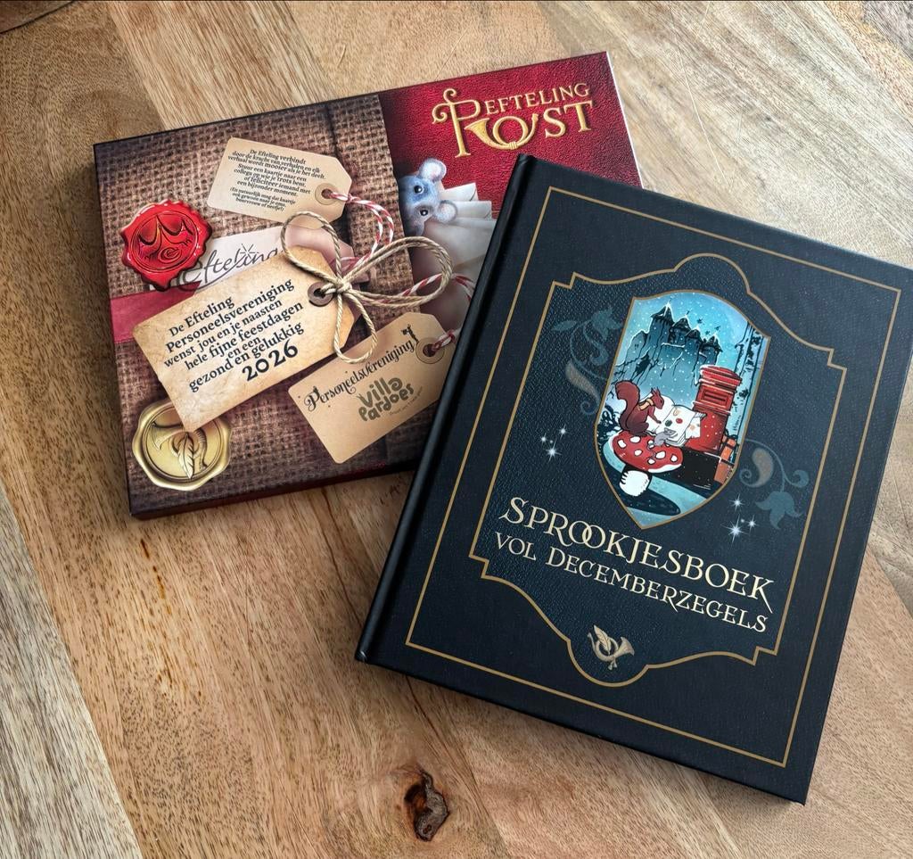 Efteling Sprookjesboek met Decemberzegels en Ansichtkaarten, Verzamelen, Efteling, Ophalen of Verzenden, Nieuw, Overige typen