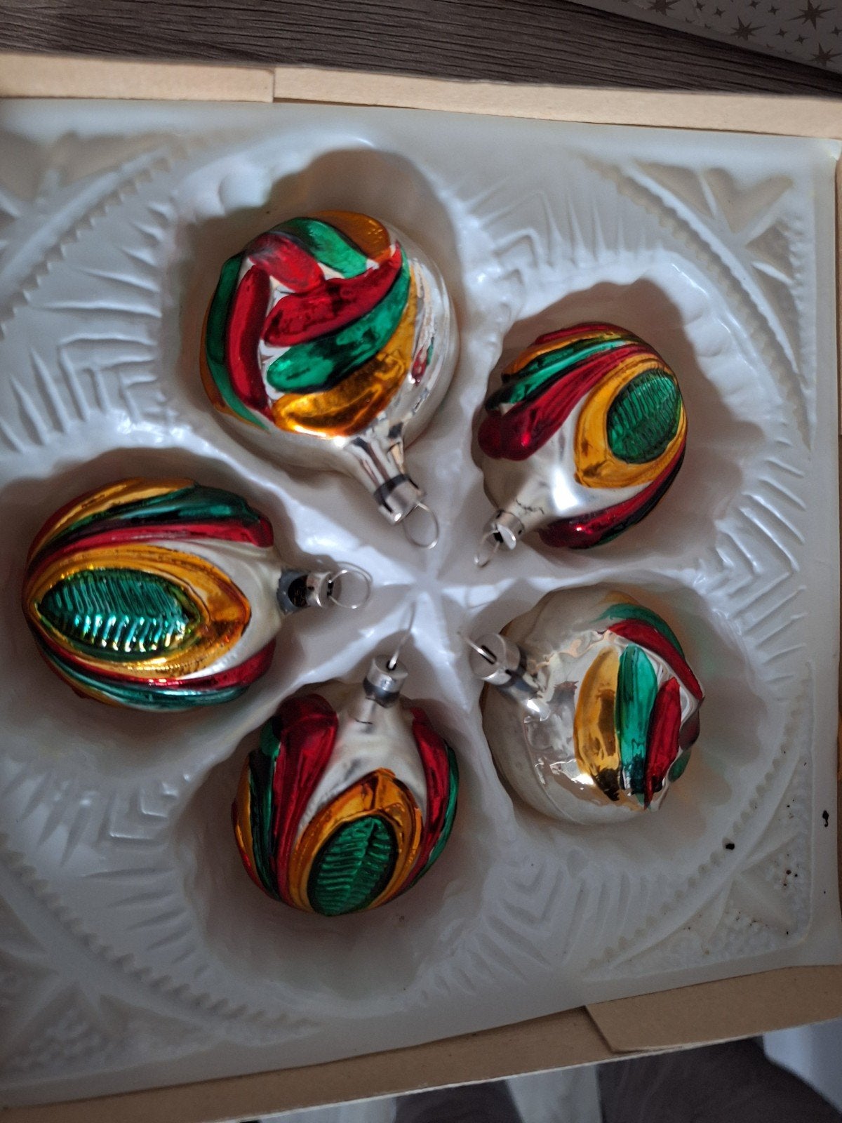 vintage kerstballen, Diversen, Kerst, Ophalen of Verzenden, Gebruikt