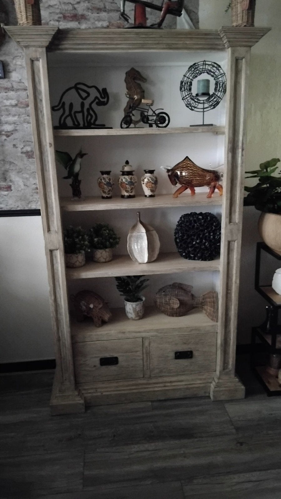 boekenkast, Ophalen, Zo goed als nieuw, 25 tot 50 cm, 200 cm of meer