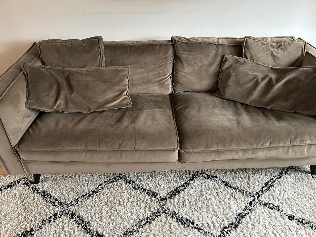 Goossens vierzitsbank - comfortabel en tijdloos, Ophalen, 75 tot 100 cm, Zo goed als nieuw, Rechte bank