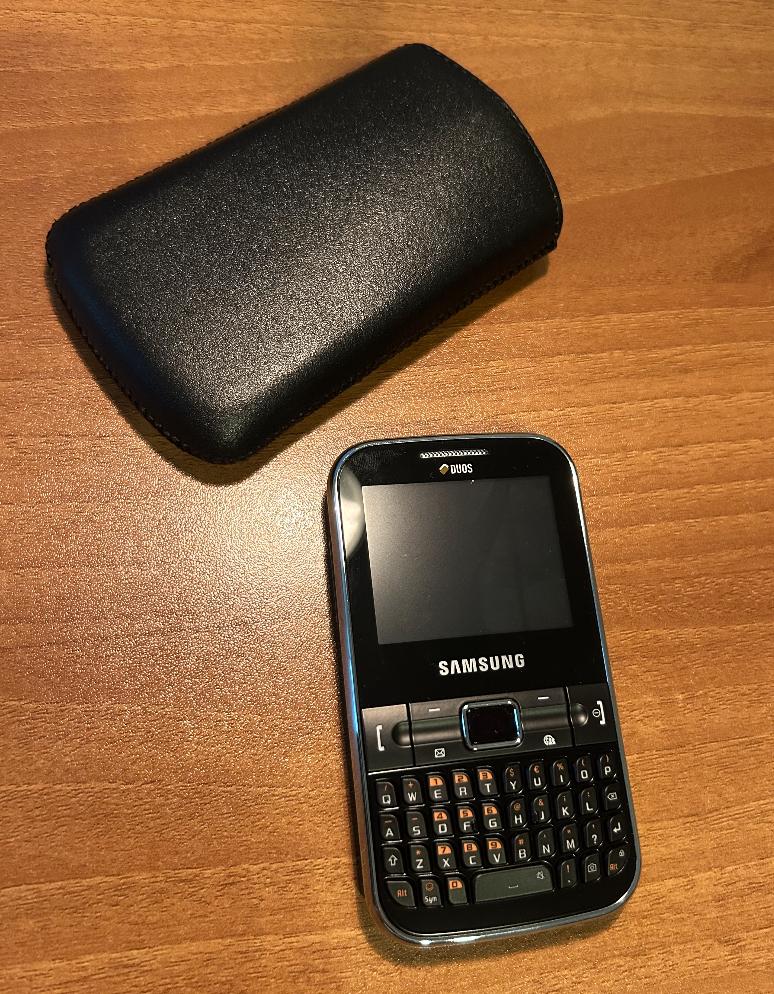 Samsung DUOS mobiele telefoon, Telecommunicatie, Mobiele telefoons | Samsung, Overige modellen, Zwart, Fysiek toetsenbord, Nieuw