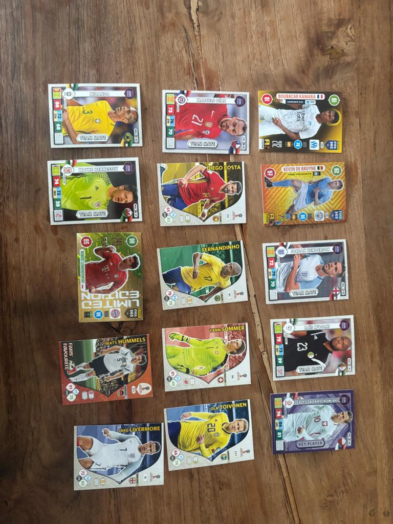 Voetbalplaatjes collectie - Diverse spelers, Ophalen of Verzenden, Gebruikt, Buitenlandse clubs, Spelerskaart