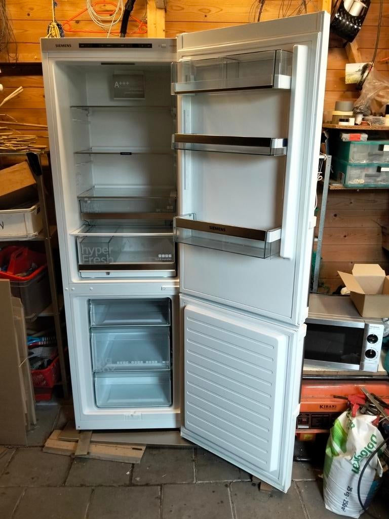 Siemens vrijstaande koel/vries combinatie, A+++, Witgoed en Apparatuur, Vriezers en Diepvrieskisten, Ophalen, Gebruikt, 160 cm of meer