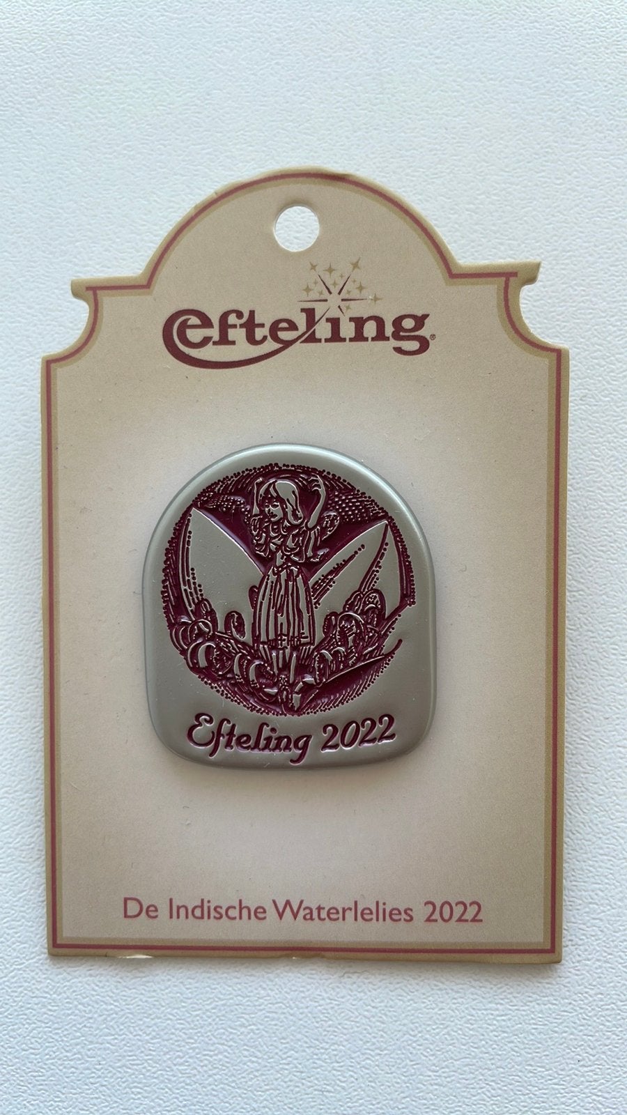 Efteling pin De Indische Waterlelies 2022 EPP 441 op kaartje, Verzenden, Nieuw, Button of Speldje