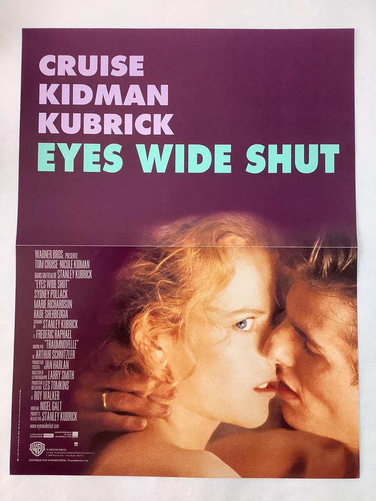 EYES WIDE SHUT   FILMPOSTER/ AFFICHE   40-53 cm, Ophalen of Verzenden, Zo goed als nieuw, Deurposter of groter, Film en Tv