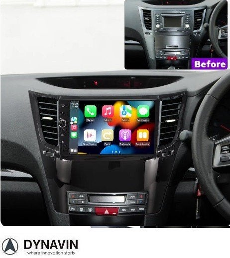 Navigatie subaru legacy 2009 android 15 apple carplay usb