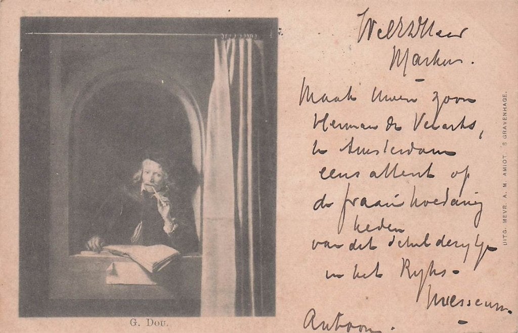 703-299-049 Gerard Dou, Verzenden, Voor 1920, Sterren en Beroemdheden