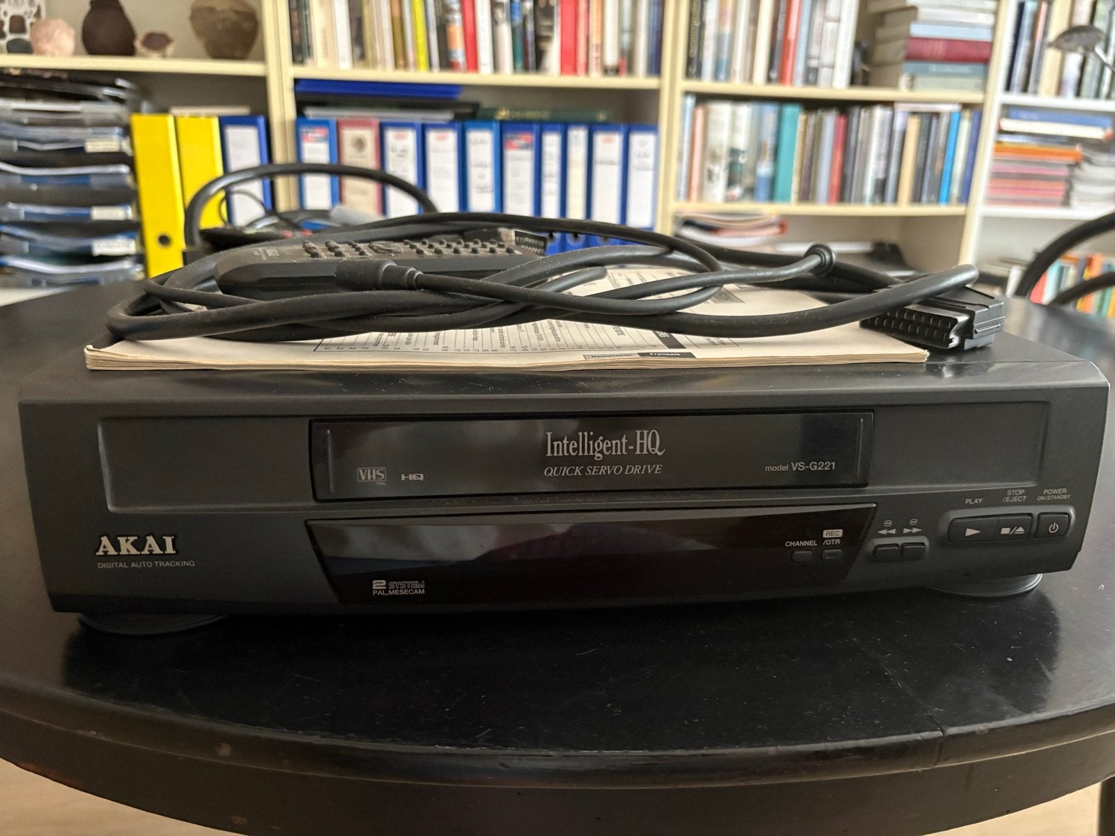 Akai VS-G220/221EOH Videorecorder met instructieboekje, Audio, Tv en Foto, Videospelers, Ophalen, Gebruikt, VHS-speler of -recorder