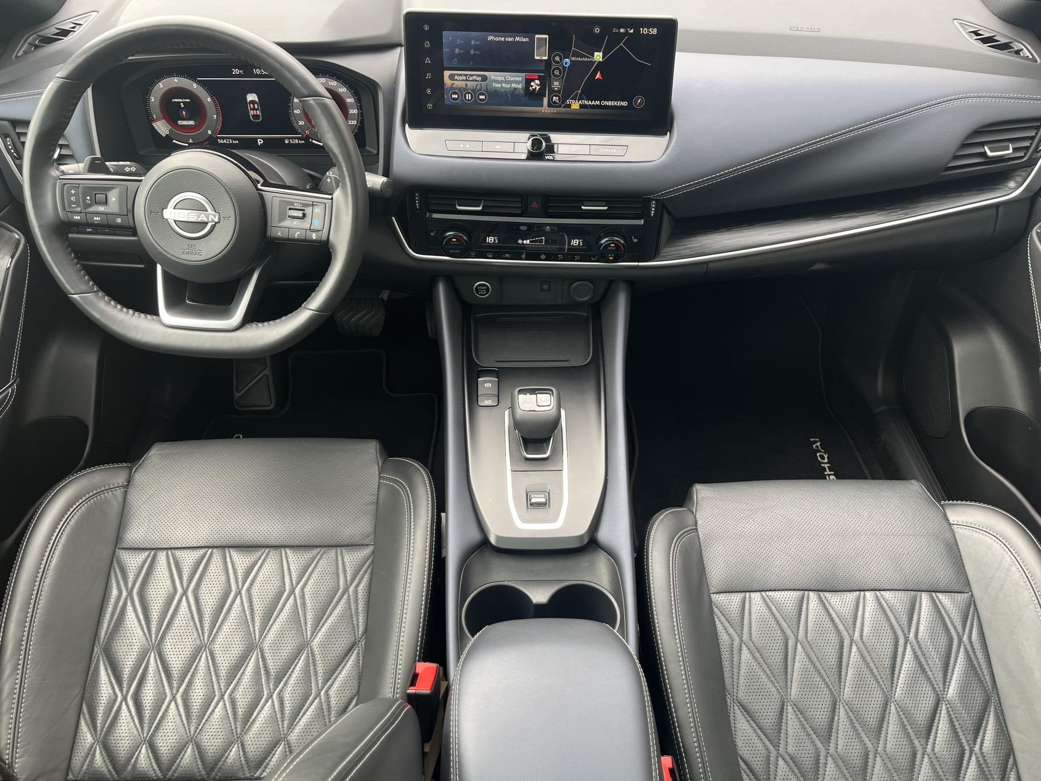 Nissan Qashqai 1.3 MHEV Xtronic Tekna Plus / Trekhaak (1.800, Auto's, Nissan, Euro 6, Qashqai, Automatische klimaatregeling, Zilver of Grijs
