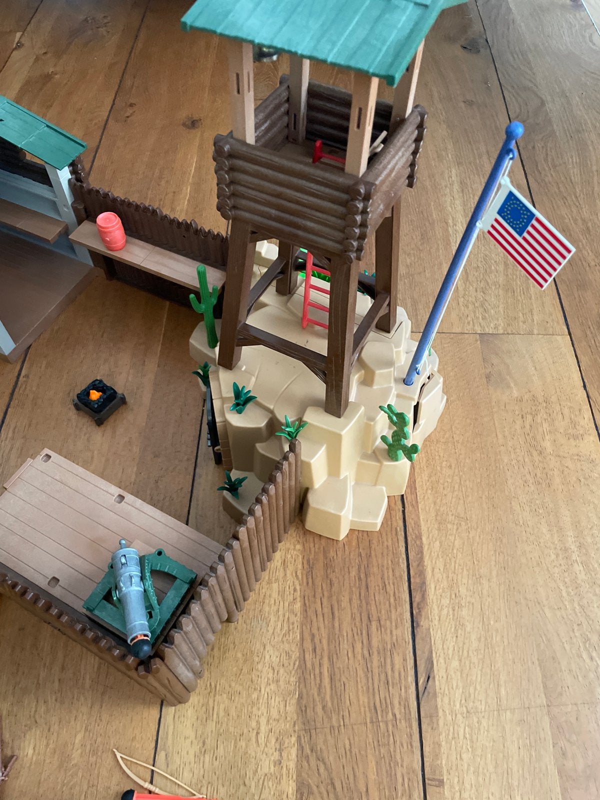 Playmobil Fort Brave 5245 - Complete set met extra's, Ophalen of Verzenden, Gebruikt
