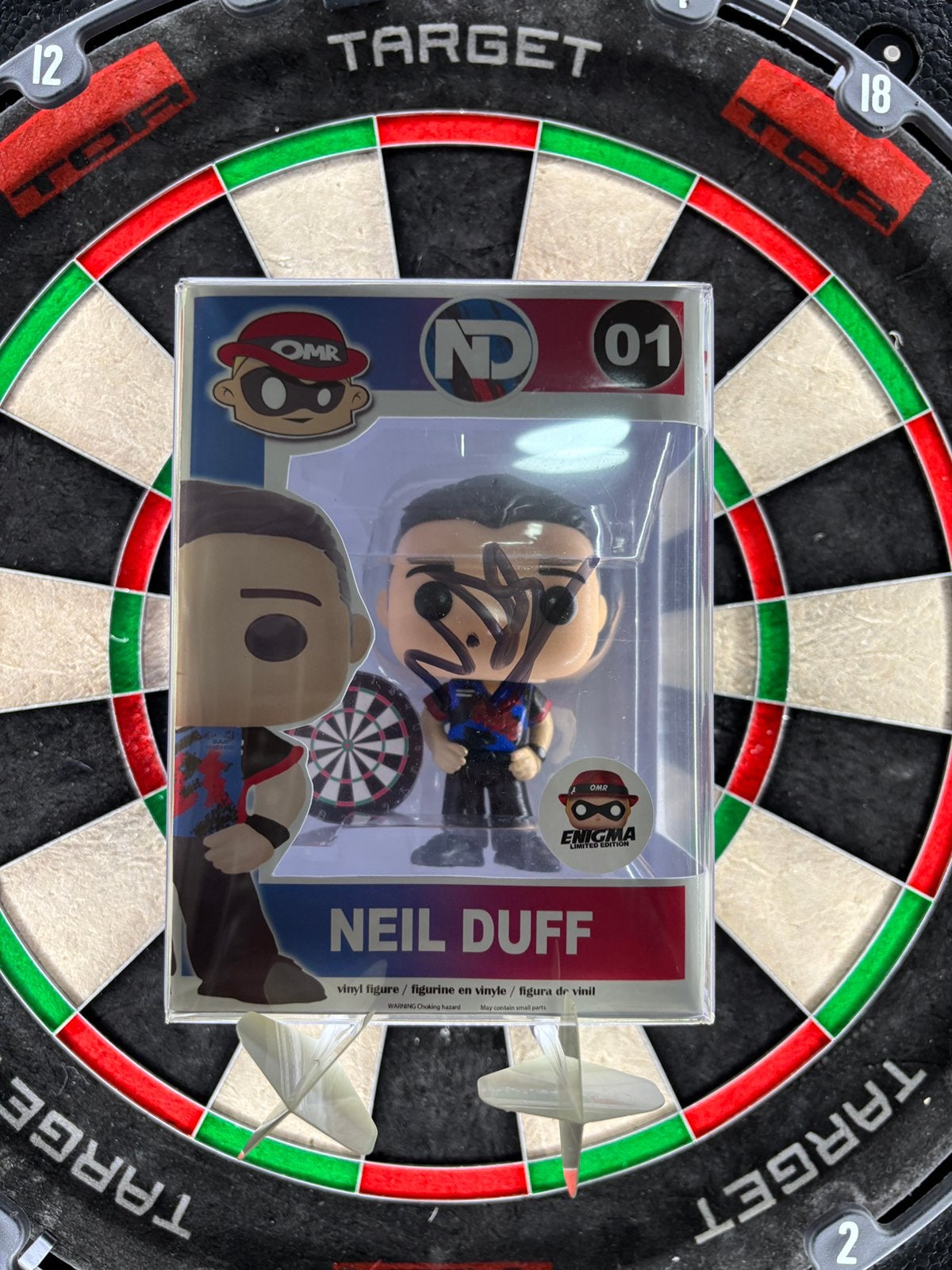 Gesigneerde Funko Pop! Neil Duff - Uniek Darts Verzamelobjec, Ophalen of Verzenden, Zo goed als nieuw