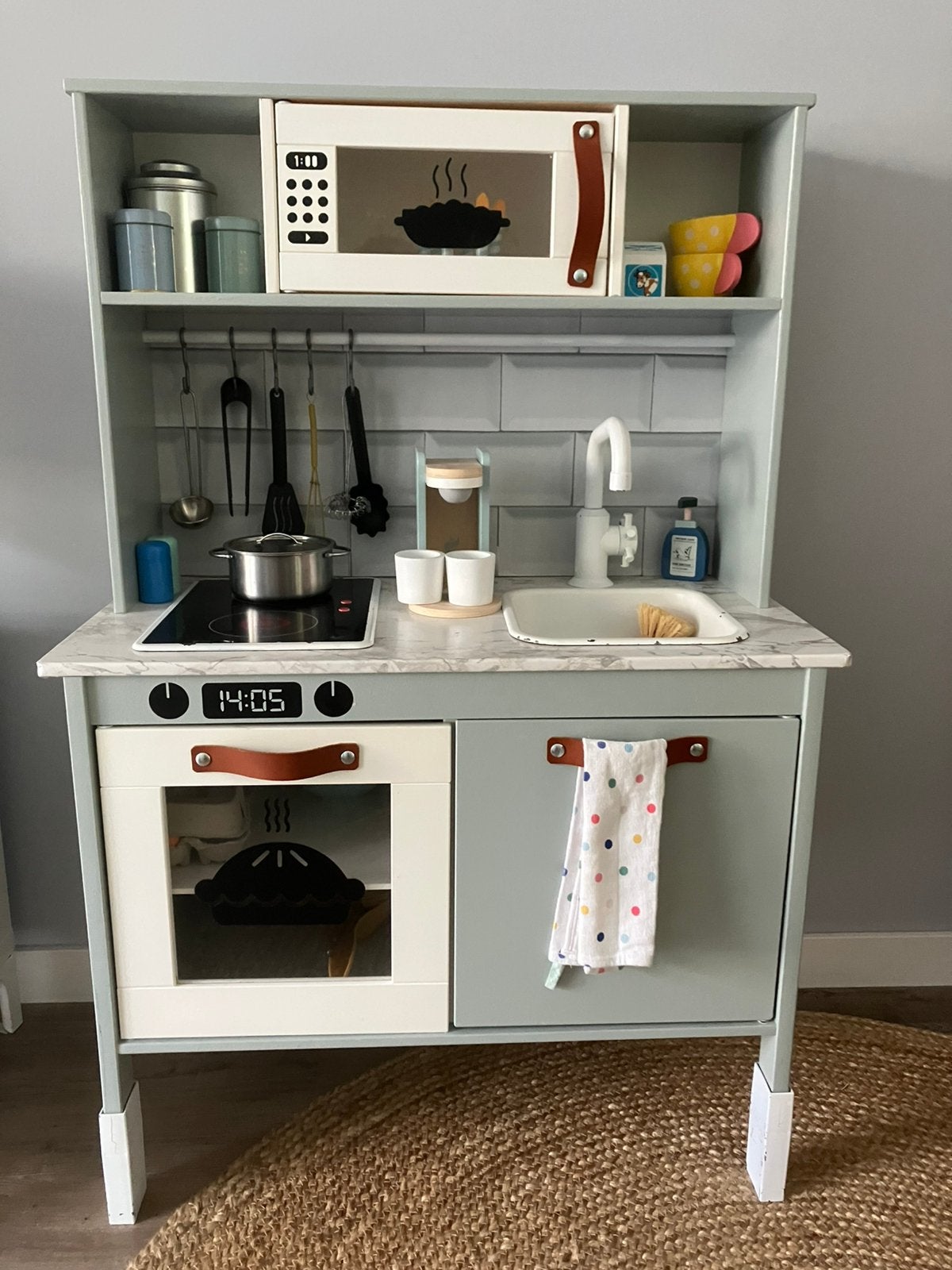 Ikea keukentje met houten accessoires, Ophalen, Gebruikt, Hout, Speelkeuken