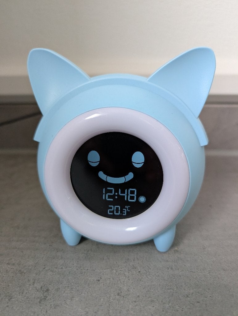 Slaaptrainer / wekker kat - blauw, Ophalen of Verzenden, Zo goed als nieuw, Digitaal
