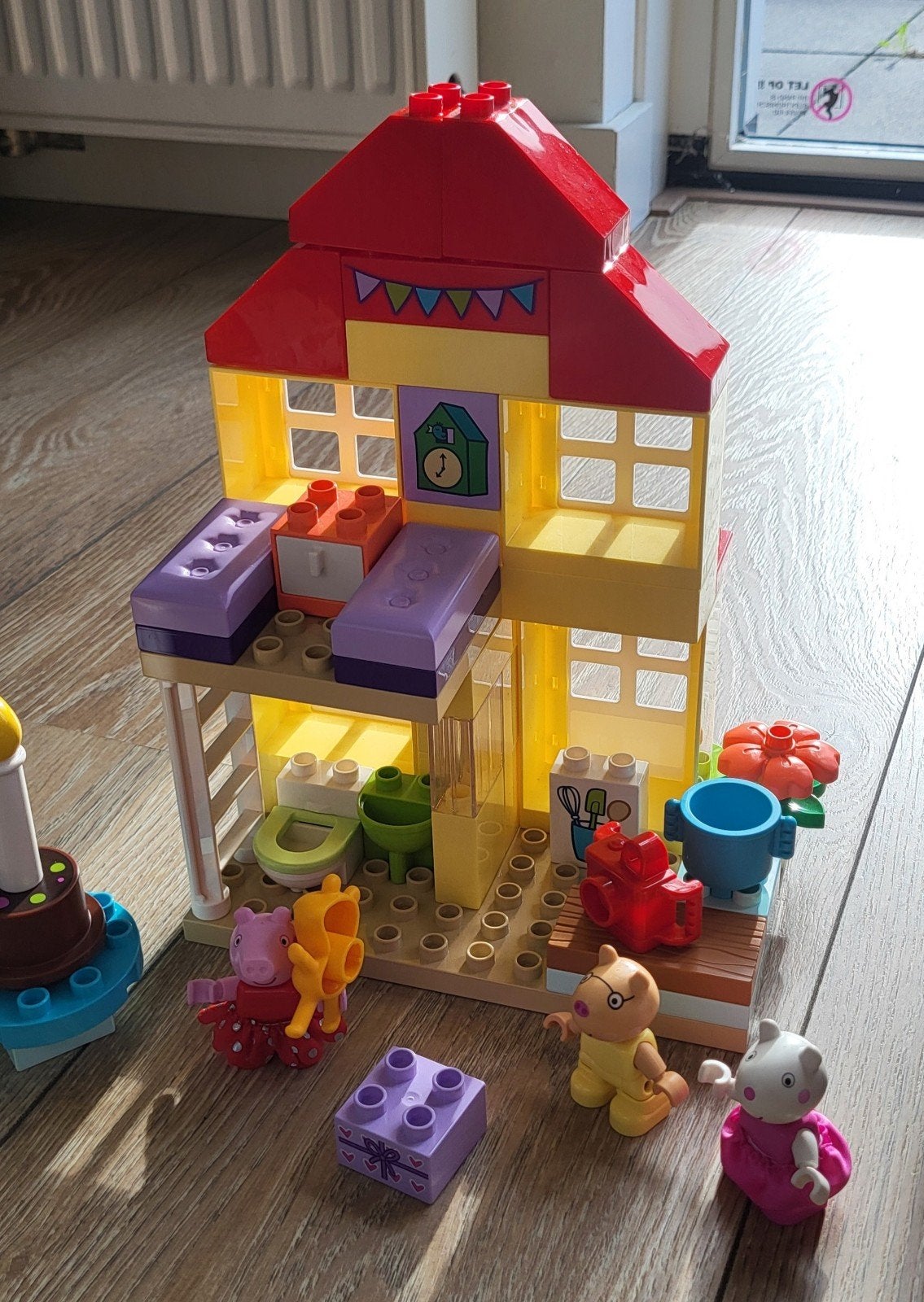 Lego Duplo Peppa Pig Huis - Zo goed als nieuw, Overige thema's, Compleet, Ophalen of Verzenden, Zo goed als nieuw