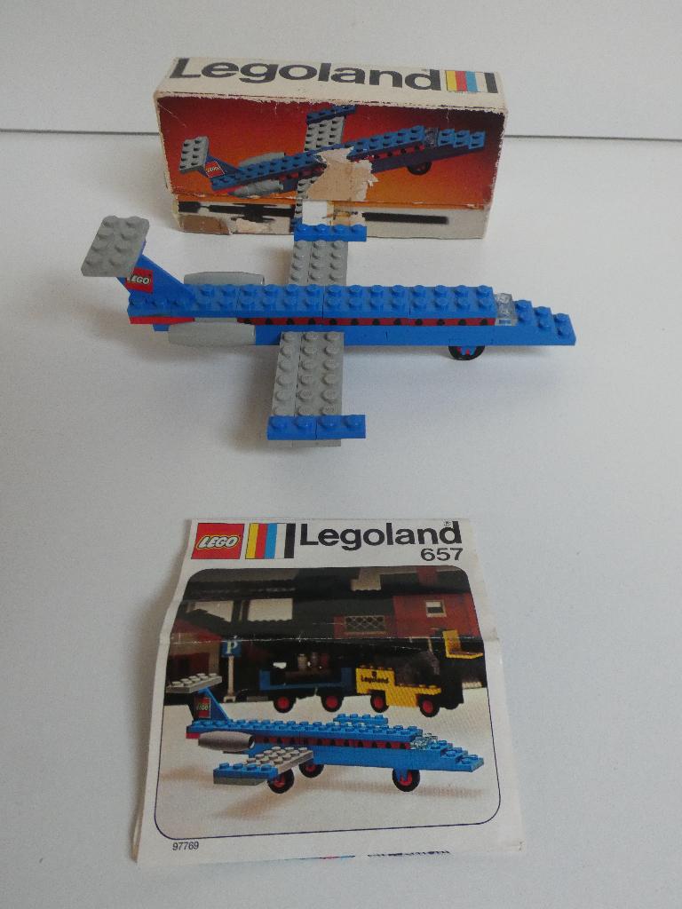 Te koop vintage Lego Executive Jet 657, Compleet, Gebruikt, Lego, Ophalen of Verzenden