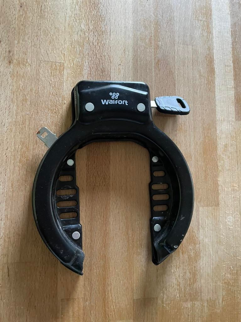 Walfort fietsslot ringslot met 1 sleutel, Fietsen en Brommers, Ophalen, Gebruikt, Ringslot