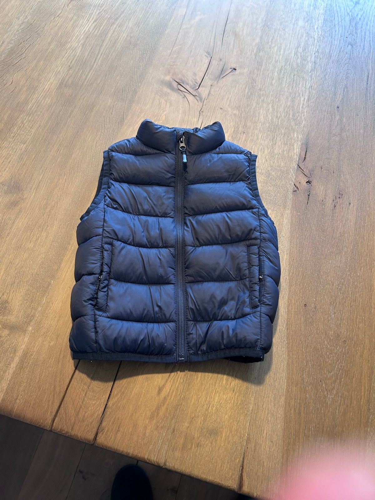 Mango bodywarmer maat 104 blauw in zeer goede staat, Kinderen en Baby's, Ophalen of Verzenden, Zo goed als nieuw, Jongen of Meisje