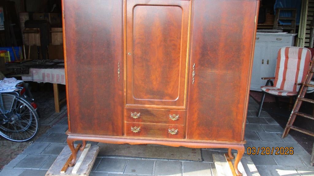 retro - vintage - retro kast, Huis en Inrichting, Ophalen, Gebruikt, Met deur(en), 150 tot 200 cm