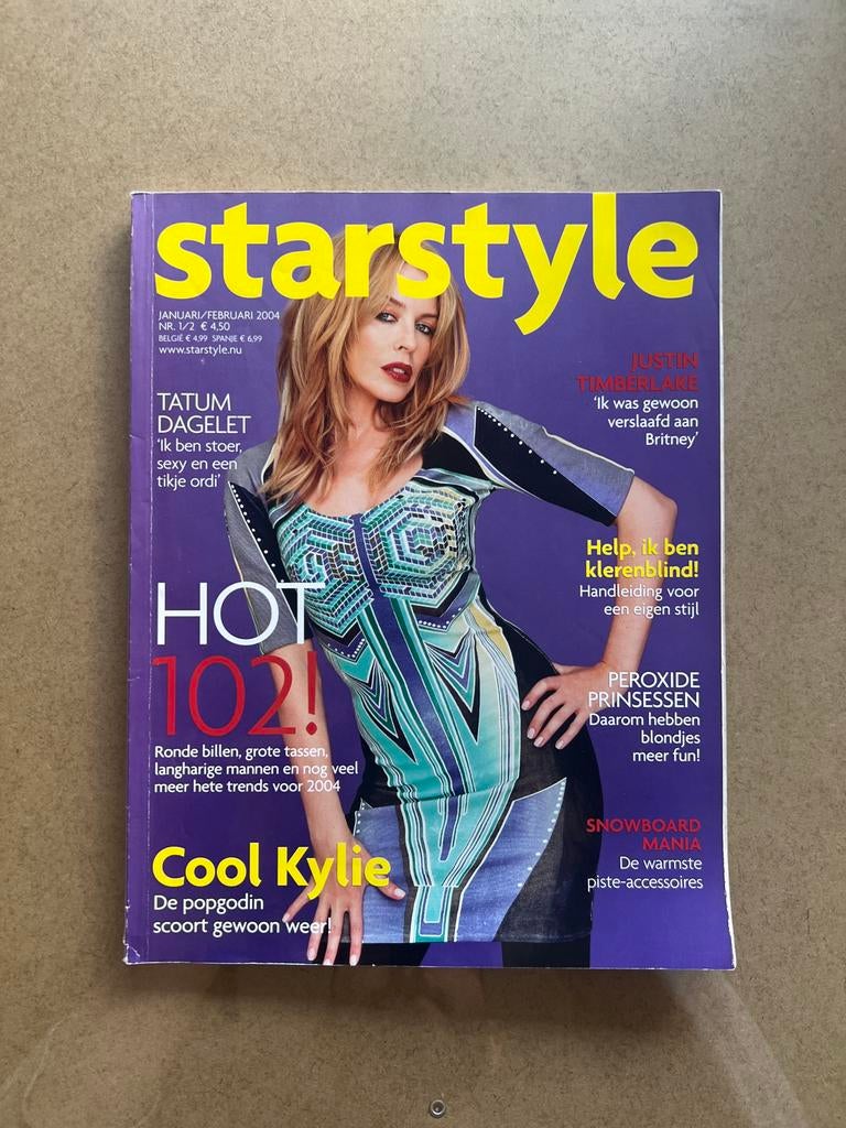Starstyle Magazine januari/februari 2004 met Kylie Minogue, Ophalen of Verzenden, Gelezen, Glossy