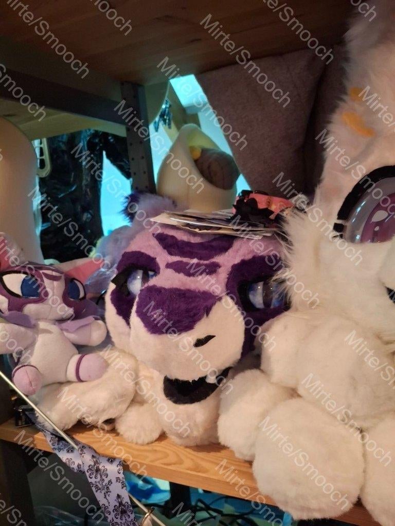 Purple sergal fursuit, Ophalen of Verzenden, Zo goed als nieuw, Overige typen