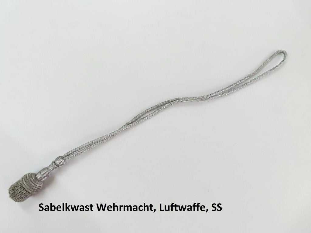 Sabelkwast,Knoop,Duitsland,WWII,Wehrmacht,Luftwaffe,SS,WWII, Verzamelen, Verzenden, Overige soorten, Duitsland, Zwaard of Sabel