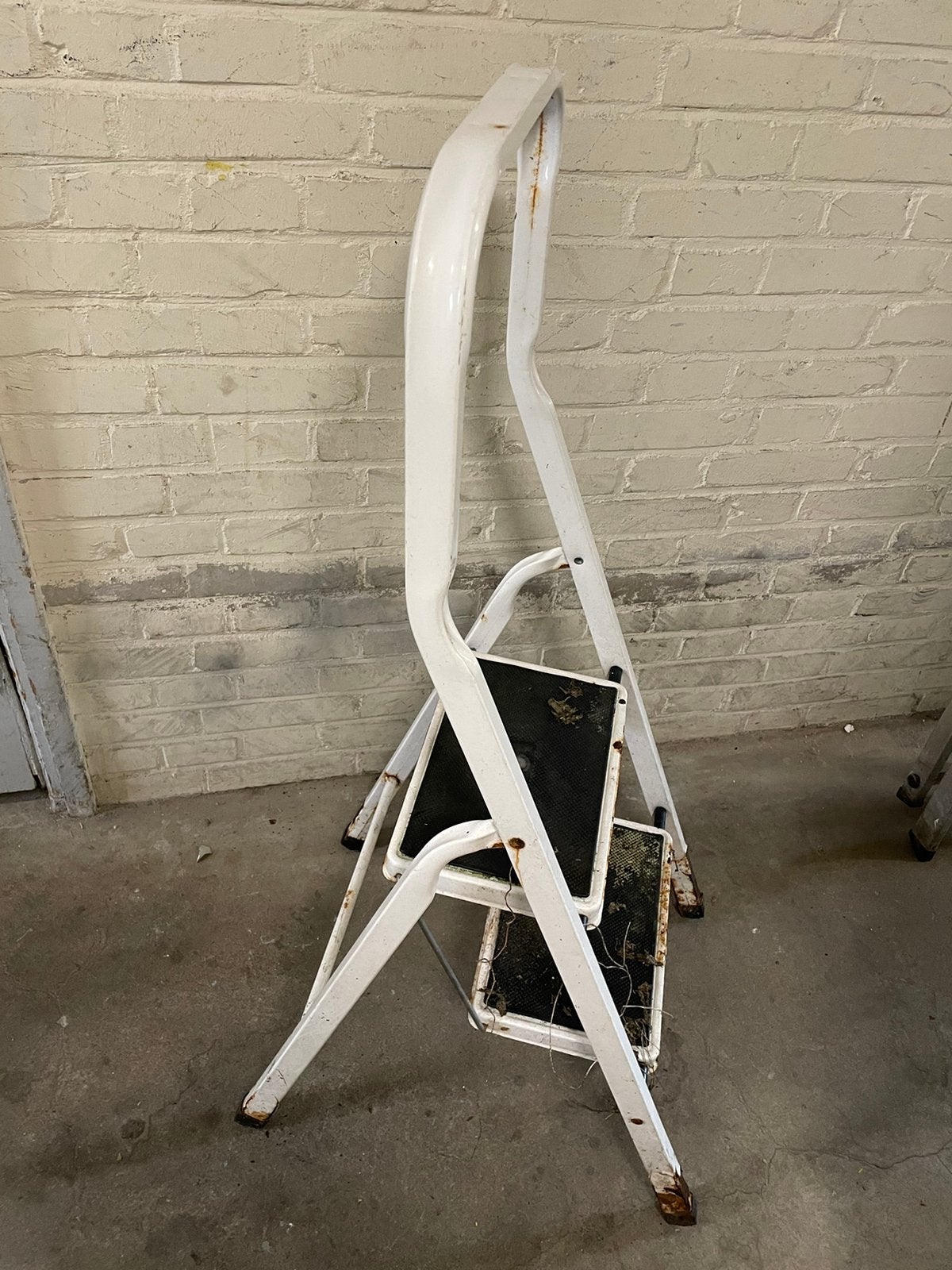 Trap ladder, Ophalen, Minder dan 2 meter