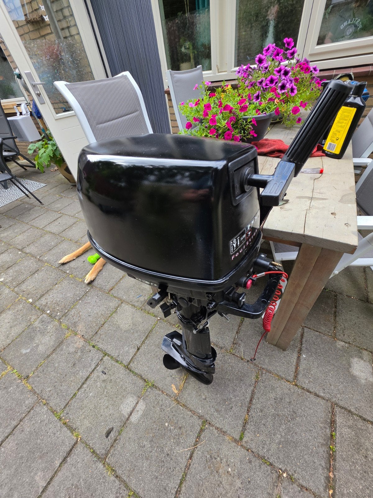 Buitenboordmotor 4-takt, 6 pk mercury, Watersport en Boten, 5 tot 10 pk, Viertaktmotor, Ophalen of Verzenden, Zo goed als nieuw