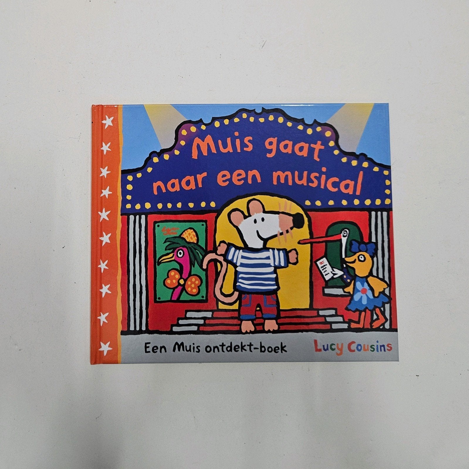 Lucy Cousins - Muis gaat naar een musical, Lucy Cousins, 3 tot 4 jaar, Ophalen of Verzenden, Zo goed als nieuw