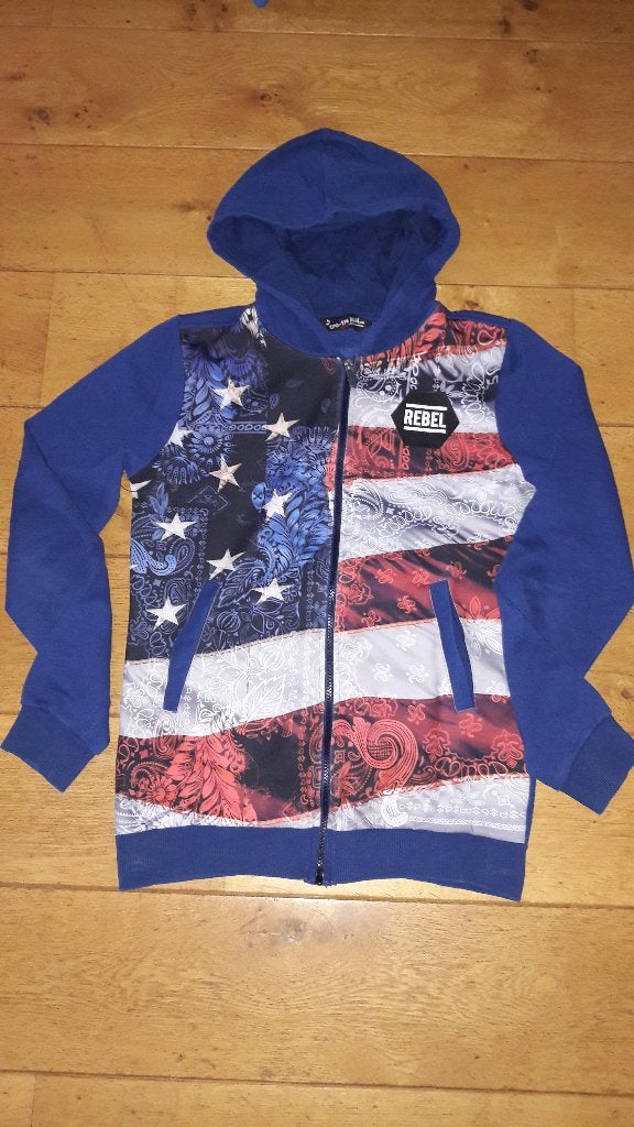 Maat 170 / S sweatvest / hoodie met rits, Ophalen of Verzenden, Gebruikt, Jongen, Trui of Vest