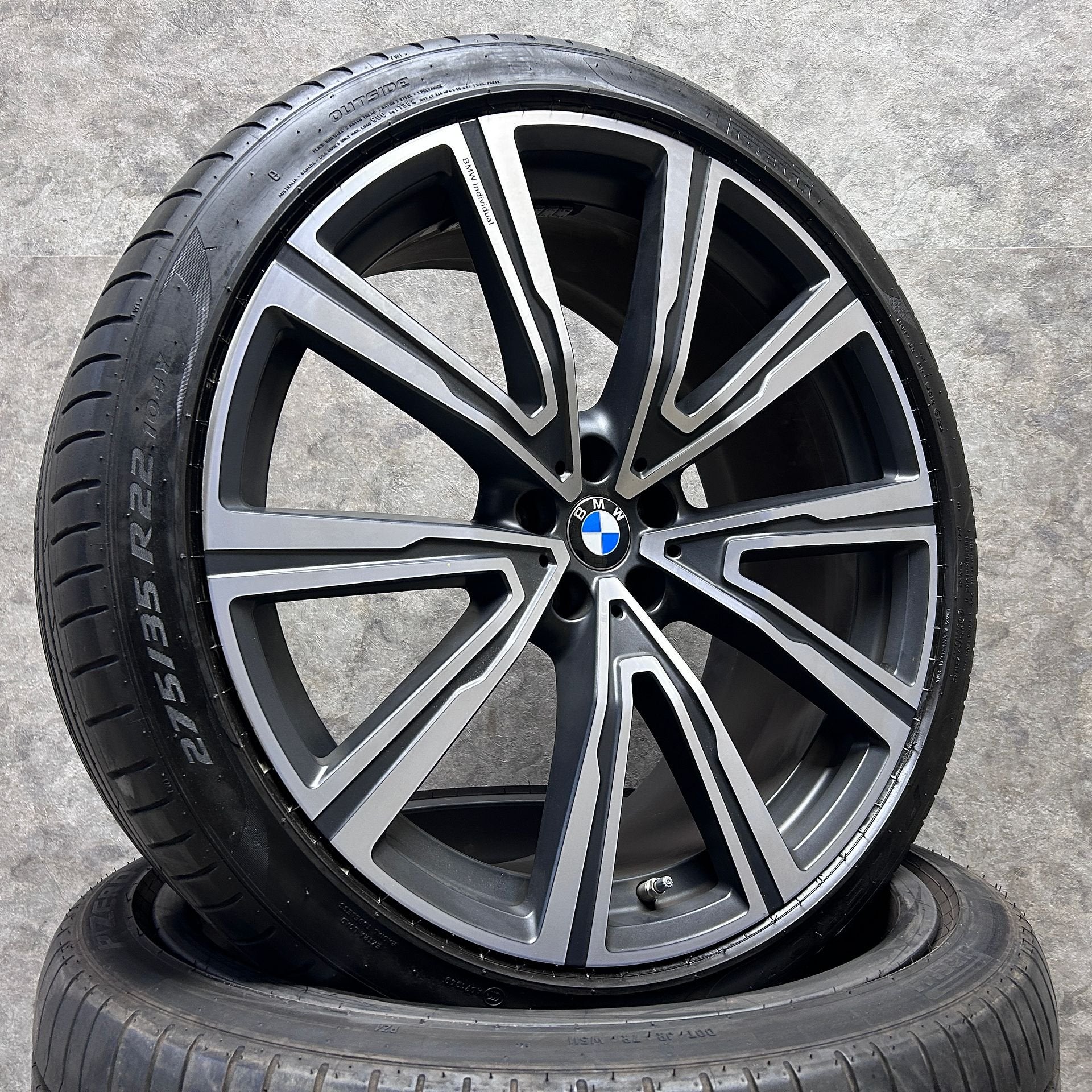 22 inch originele velgen + zomerbanden BMW X5 X6 746, Gebruikt, -, 275 mm, -
