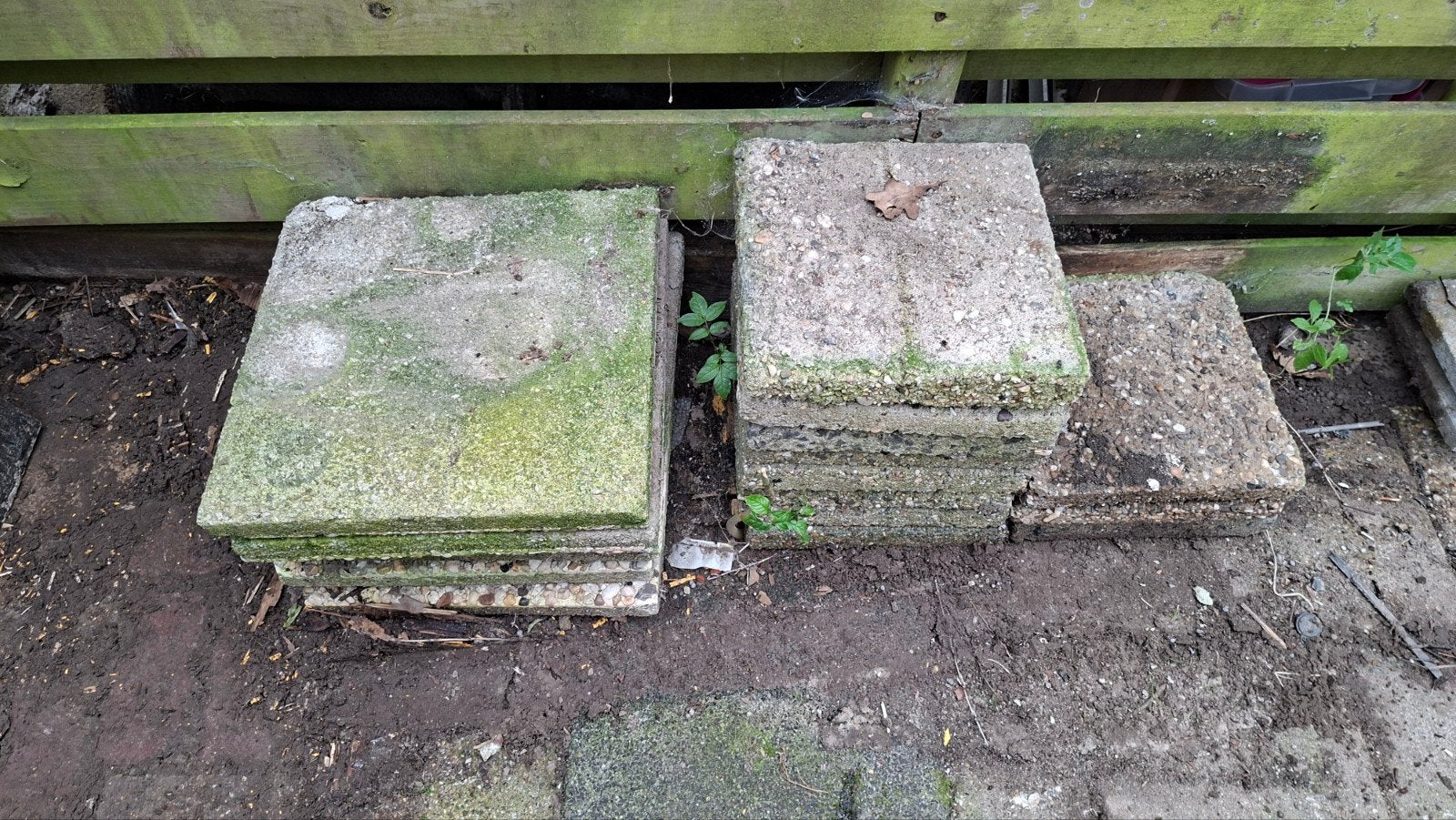 Gratis tegels 30x30/40x40, Ophalen, Gebruikt, Beton, Terrastegels