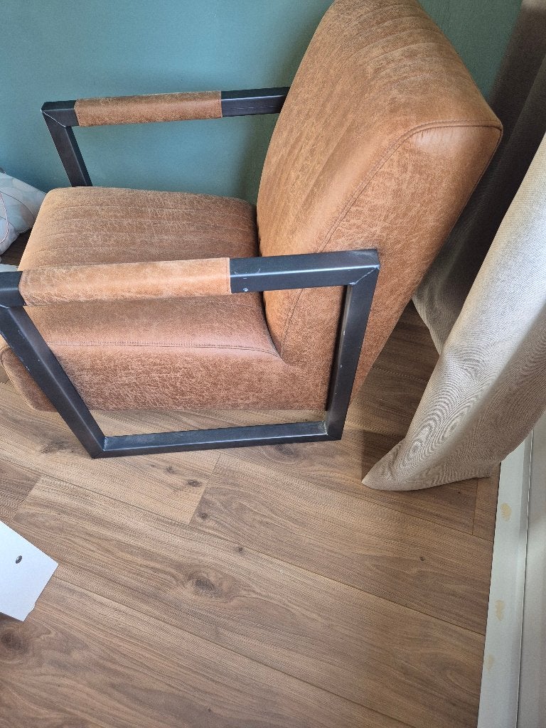 Stoel, Ophalen, Gebruikt, Bruin, Overige materialen