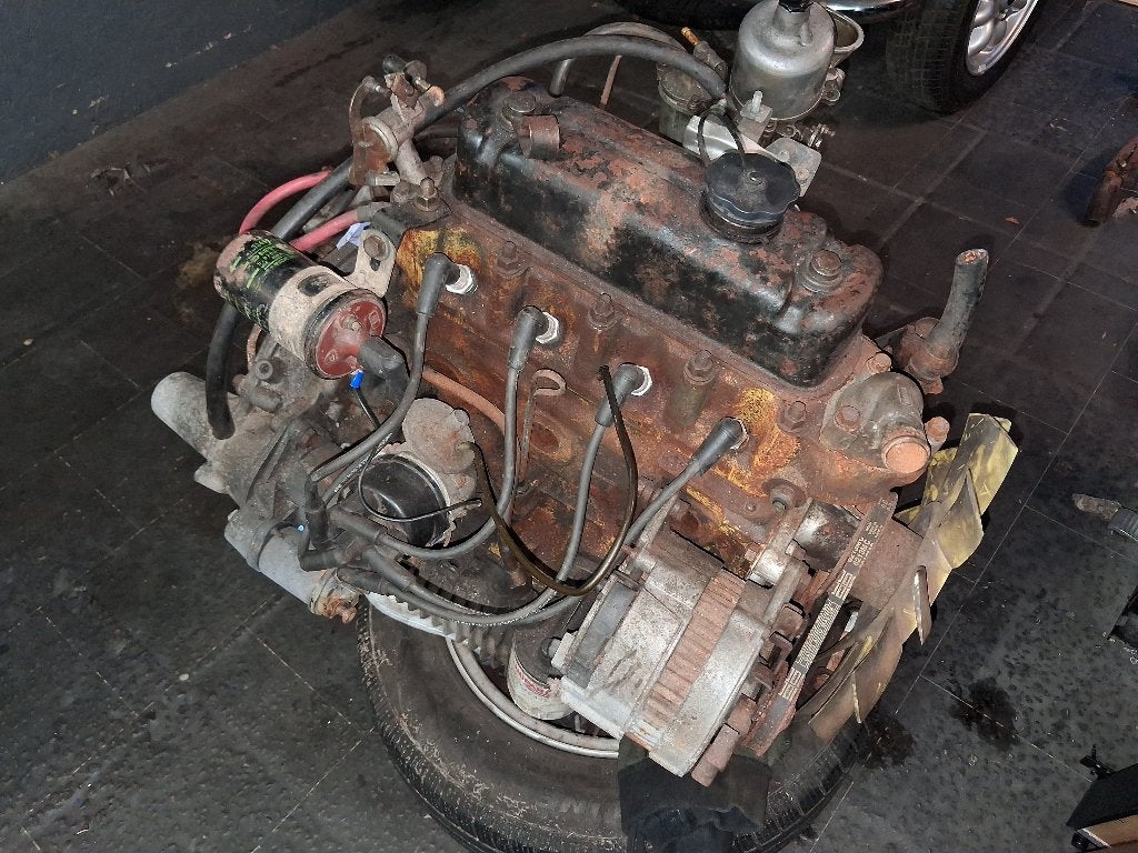 Classic mini motorblok compleet, Ophalen, Gebruikt, Mini