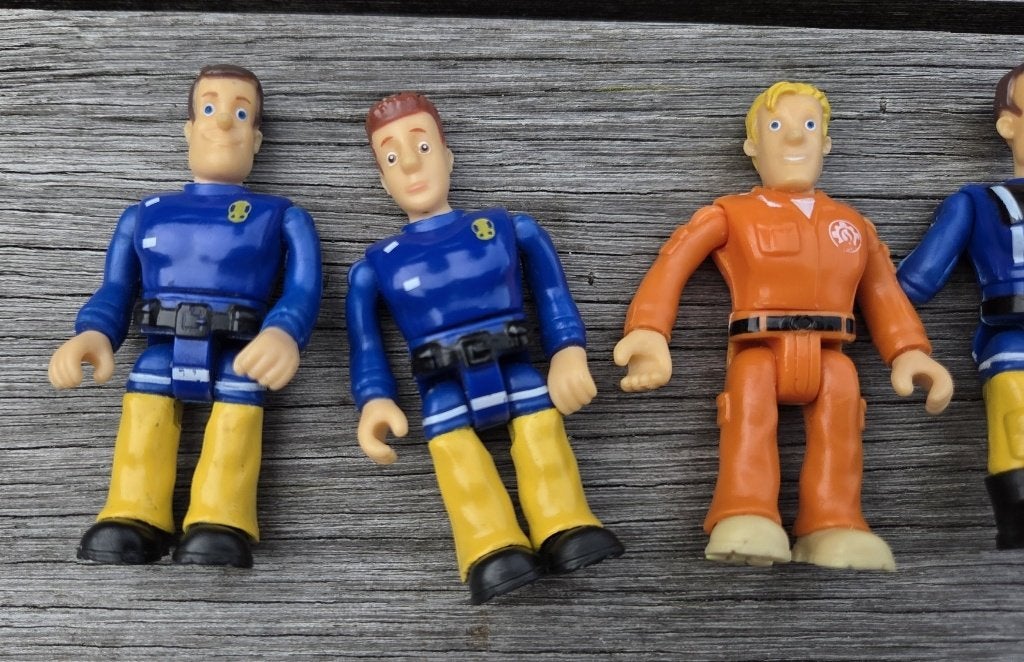 Brandweerman Sam figuren set - 7 stuks, Ophalen of Verzenden, Gebruikt