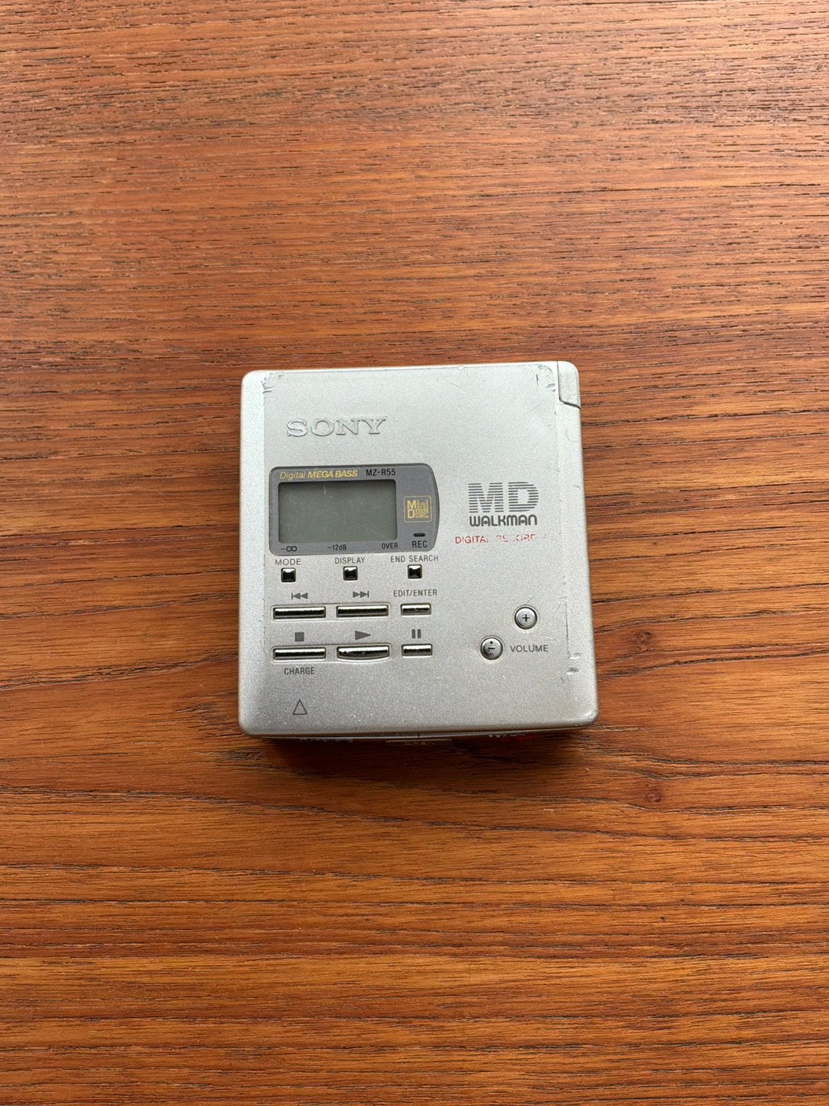 sony mz-r55 md walkman minidisc speler, Ophalen, Minidisc-speler
